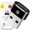 Image de Baseus Adaptateur 3A Usb-C vers Usb-A (Noir)
