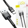 Image de Câble USB-C Baseus Cafule 2A 2 m - Gris/Noir