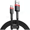 Image de Cable Baseus Cafule USB type A - Micro B QC3.0 M/M 1m (Noir/Rouge) #6POURCENT