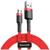 Image de Baseus CAMKLF-B91 câble USB 1 m USB A Noir, Rouge - Neuf