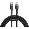 Image de Câble Baseus Cafule USB Type C M/M 1m (Noir/Gris) #6POURCENT