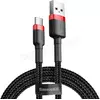 Image de Cable Baseus Cafule USB Type A - Type C M/M 3m (Noir/Rouge) #6POURCENT