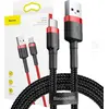 Image de Baseus CATKLF-U91 Câble USB 3 m USB 2.0 USB A USB C Noir, Rouge