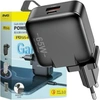 Image de Awei Nice. Réseau. Pd55-Eu 65W Usb + Usb-C Noir/Noir Gan