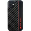 Image de Coque Rigide Noire À Rayures En Fibre De Carbone Audi Pour Iphone 11 / Xr6.1 (aus-tpupcip11-r8/d1-bk)