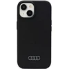 Image de Coque En Silicone Audi Pour Iphone 15 Plus / 14 Plus 6,7 Pouces, Noire, Rigide, Au-lsrip15m-q3/d1-bk
