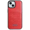 Image de Étui Rigide Audi En Similicuir Magsafe Pour Iphone 15/14/13 6,1 Pouces, Rouge/rouge Au-tpupcmip15-gt/d3-rd