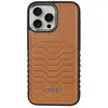 Image de Étui Rigide Marron Audi En Similicuir Magsafe Pour Iphone 15 Pro 6,1 Pouces Au-tpupcmip15p-gt/d3-bn