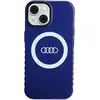 Image de Coque Rigide Audi Iml Avec Grand Logo Magsafe Pour Iphone 15/14/13 (6,1 Pouces), Bleu Marine, Au-imlmip15-q5/d2-be