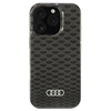 Image de Coque Rigide Noire/noire À Motif De Surpiqûres Audi Iml Pour Iphone 16 Pro 6,3 Pouces Magsafe Au-imlmip16p-q5/d3-bk