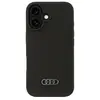 Image de Audi Silicone Case Iphone 16 6.1Czarny/Black Hardcase Au-Lsrip16-Q3/D1-Bk