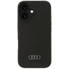 Image de Coque En Silicone Audi Pour Iphone 16 6.1 Noir/noir Rigide Au-lsrip16-q3/d1-bk