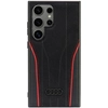 Image de Étui Rigide Noir Et Rouge En Cuir Véritable Magsafe Pour Audi S24 Ultra S928 Au-tpupcs24u-r8/d3-rd