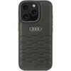 Image de Étui Rigide Audi En Similicuir Noir Pour Iphone 16 Pro 6,3 Pouces Au-tpupcip16p-gt/d2-bk