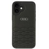 Image de Étui Rigide Audi En Similicuir Noir Pour Iphone 16 Plus 6,7 Pouces Au-tpupcip16m-gt/d2-bk