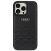 Image de Étui Rigide Audi En Similicuir Noir Pour Iphone 16 Pro Max 6,9 Pouces (au-tpupcip16pm-gt/d2-bk)