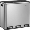 Image de SONGMICS Poubelle Système de tri sélectif, 3 x 18 L, ergonomique, 3 compartiments, cuisine