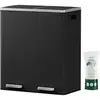 Image de Songmics - Poubelle De Cuisine Tri Sélectif Ltb60bk - Noir - 2 X 30l - 2 Seaux En Plastique - 15 Sacs Poubelles - Pédales En Métal - Couvercles - Poignées - Fermeture En Douceur - Hermétique