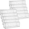 Image de Songmics   Lot De 10 Gabions En Acier Galvanisé 100 X 30 X 30 Cm   Résistants À La Corrosion   Montage Sans Outil   Pour Murs Et Décorations De Jardin