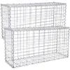 Image de Songmics   Gabion Pour Pierre 100 X 50 X 30 Cm   Acier Galvanisé 4 Mm   Assemblage Sans Outil   Décoration De Jardin Modulable