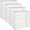 Image de Songmics   Gabion Pour Pierre 100x90x30cm   Acier Galvanisé 4mm   Assemblage Sans Outil   Pour Murs, Clôtures Et Fontaines