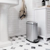 Image de SONGMICS Poubelle 10L inox avec softclose Poubelle intérieure Seau à cosmétique Salle de bain LTB10NL