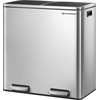 Image de SONGMICS Poubelle Système de tri des déchets, avec 2 compartiments, 2 x 30 L, Cuisine