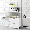 Image de VASAGLE Armoire de salle de bain avec tiroir, double porte, grande étagère