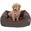 Image de Feandrea : panier pour chien avec housse lavable 90 x 25 x 75 cm, amovible et lavable en machine. Coussin douillet pour chien, marron PGW10CC