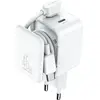 Image de Chargeur USB-C Joyroom GaN 45 W avec gestion des câbles - Blanc