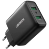 Image de Ugreen 10216 chargeur d'appareils mobiles Noir Intérieure - Neuf