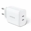 Image de UGREEN Chargeur mural USB-C+USB-C 40W PD (20W+20W) UE Blanc