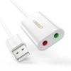 Image de Ugreen 30143 carte sons 2.0 canaux USB - Neuf