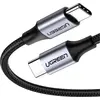 Image de Câble de charge tressé 1m USB-C/USB-C 3A 60W UGREEN - gris