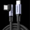 Image de Câble UGREEN USB-C vers USB-C coudé, PD, 100W, 5A, 1m