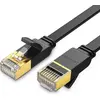 Image de Ugreen Nw106 Ethernet Rj45 Flat Cable, Cat.7, Stp, 5M (Black)