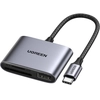Image de Ugreen 80798 lecteur de carte mémoire USB 3.2 Gen 1 (3.1 Gen 1) Type-C Gris - Neuf