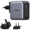 Image de Chargeur rapide Ugreen GaN 2xUSB-C + USB-A 65W, UE/UK/US