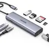 Image de Ugreen USB-C to 2*USB3.0+HDMI+RJ 45+SD&TF+PD port Hub - Neuf
