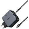 Image de UGREEN Chargeur mural USB-A+3xUSB-C 100W GaN Câble USB C-C Noir