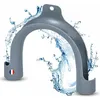 Image de Vurahome - Coude Machine A Laver - Support De Tuyau Evacuation Coudé En Pvc Pour Machine À Laver & Lave Vaisselle - Coude De Vidange Forme U Facile À Installer & Standard - Adaptable Plupart Des Marqu