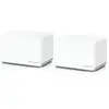 Image de Mercusys HALO H70X (2-PACK) Bi-bande (2,4 GHz / 5 GHz) Wi-Fi 6 (802.11ax) Blanc 3 Interne - Neuf
