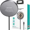 Image de Usams Charge. Inductive Us-Cd183 Magnetic15W Aluminium Noir/Noir Cd183Cdx01