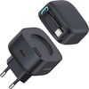 Image de Usams  ad. Siec. 1Xusb-C Ze Zwijanymkablem Usb-C Retractable Pd+Qc 35W Gan Fast Charging Czarny/Black Xmf Series Cc202Tc01 (Us-Cc202)