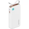 Image de Usams Powerbank Ze Zwijanym Kablem Usb-Cretractable 10000 Mah Pd 20W Fast Charge Xy Series Biay/White 10Kcd22402 (Us-Cd224)