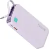 Image de Usams Powerbank Ze Zwijanym Kablem Usb-Cretractable 10000 Mah Pd 20W Fast Charge Xy Series Fioletowy/Purple 10Kcd22403 (Us-Cd224)