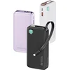 Image de Usams Powerbank Ze Zwijanym Kablemretractable Lightning 10000 Mah Pd 20W Fast Charge Xy Series Biay/White 10Kcd22502 (Us-Cd225)