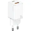 Image de Usams ad. Siec. 1Xusb-C+1Xusb T43 33W(seulement tête) Pd3.0 +Qc3.0 Fast Charging Biay/White Cc144Tc02 (Us-Cc144)
