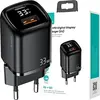 Image de Usams ad. Siec. 1Xusb-C+1Xusb T46 33W(seulement la tête) Pd3.0 +Qc3.0 Chargement rapide Czarny/Noir Cc152Tc01 (Us-Cc152)