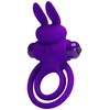 Image de Pretty Love - Anneau pénien rabbit vibrant - Violet